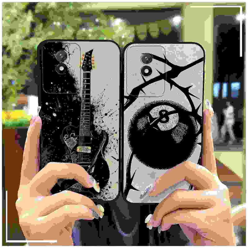 Suitable for VIVO phone cases, new textured digital soft case, youthful and cool, heat-dissipating, creative, simple, personalized, cartoon style Suitable for VIVO phone cases, new textured digital soft case, youthful and cool, heat-dissipating, creative, simple, personalized, cartoon style
