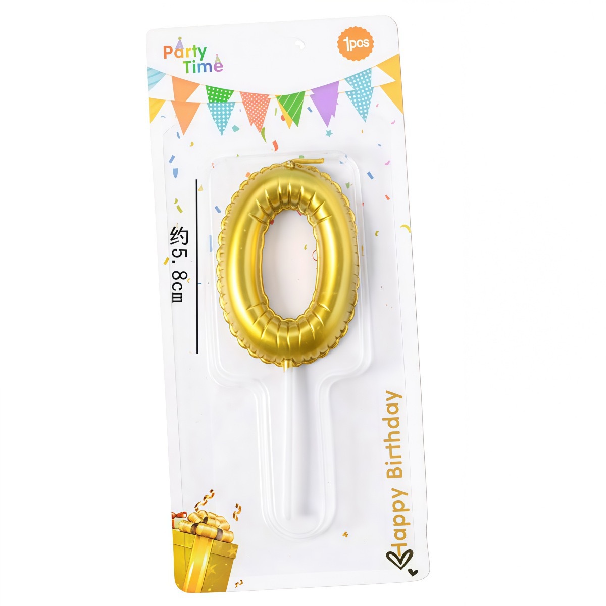 Velas numéricas decorativas para pastel de cumpleaños