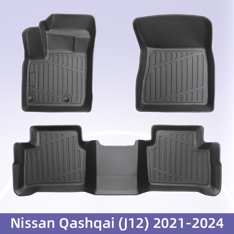 Europa para Nissan Qashqai (J12) 2021 - 2024 híbrido todo tiempo TPE almohadilla de pie de automóvil