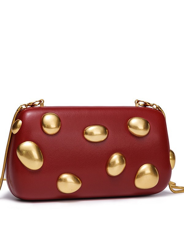 Small design retro underarm bag, demi-season shoulder bag, universal one-shoulder bag