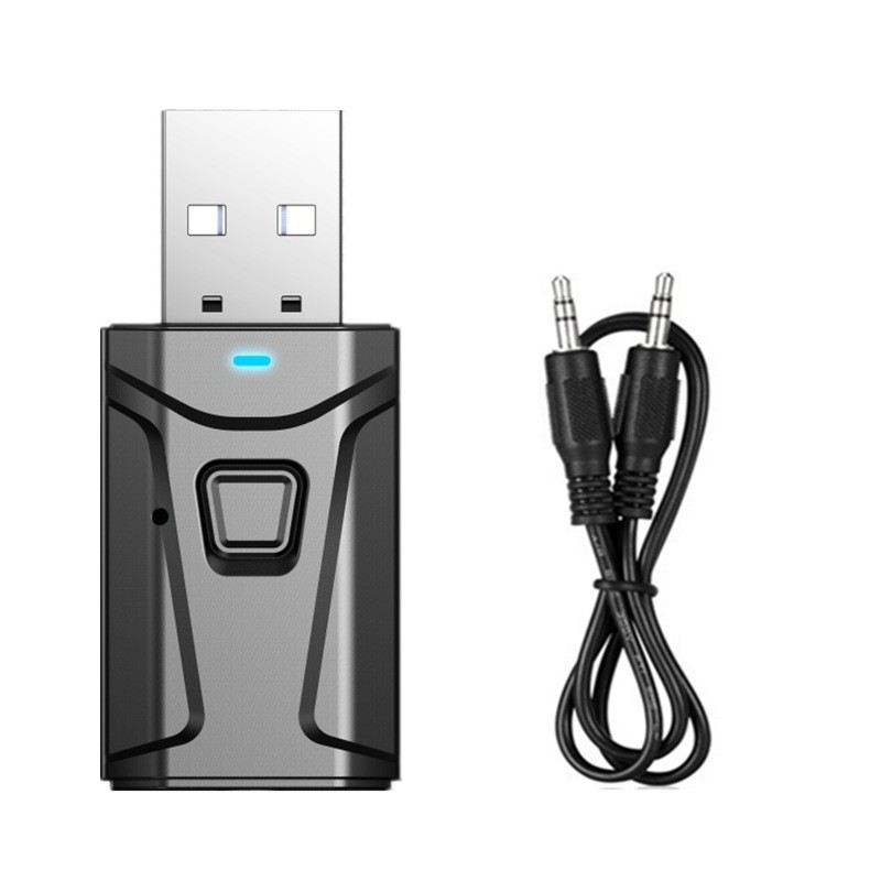 New 2-in-1 Usb Wireless Audio Bluetooth 5.0 Receiver Transmitter Tv...