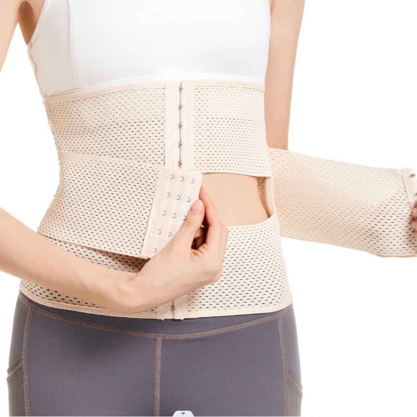[Segment Plastic] strong belly belt mesh breathable belly contracting small belly sports down payment waist shaping waist seal
