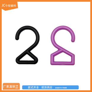 Factory spot plastic hook POM outdoor tent car clothes hook 2 hook backpack webbing hook buckle spot