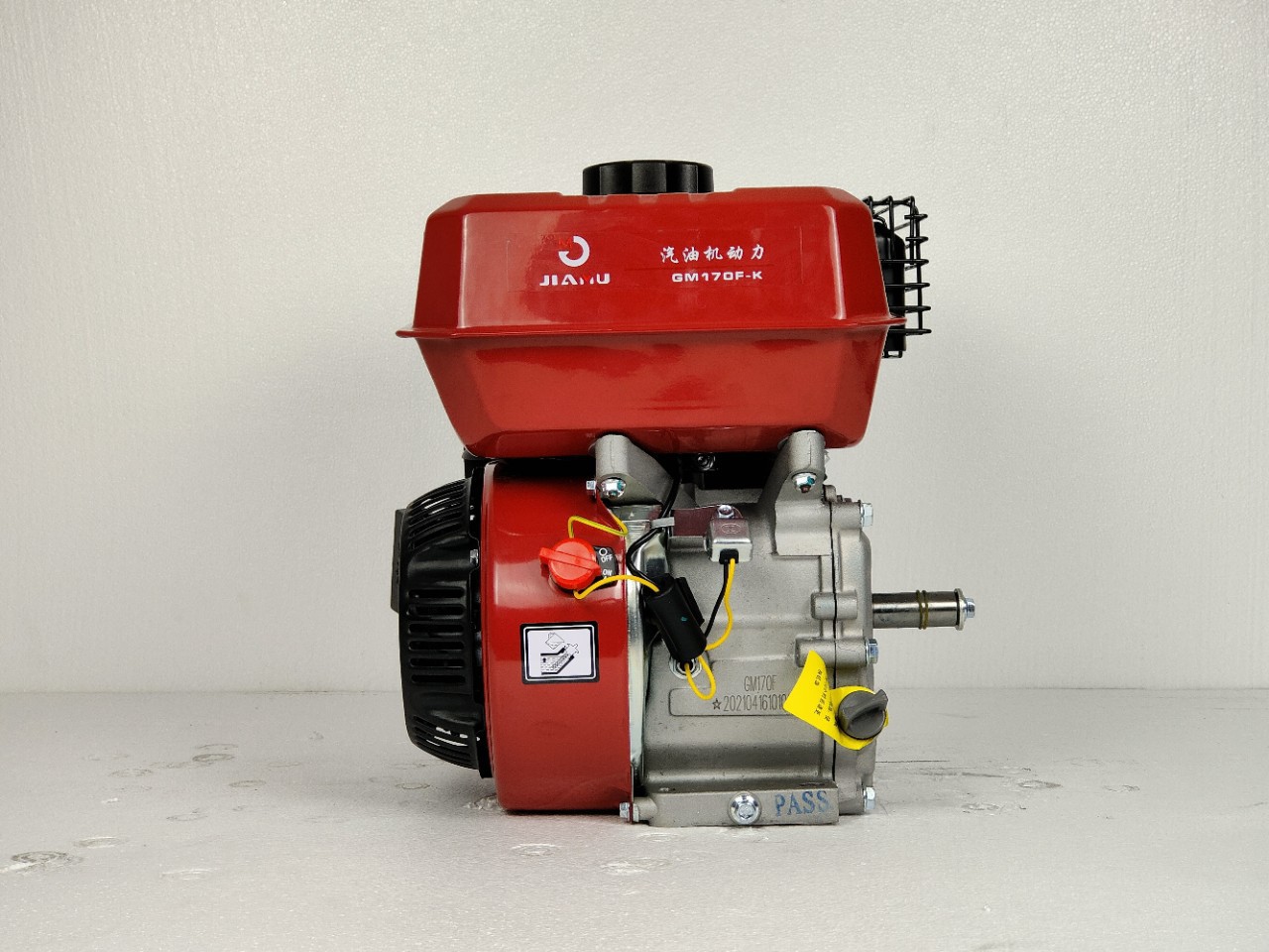 Jiamu GM170K Gasoline Engine 7 horsepower 4kw marine propeller hang-up pesticide application micro-tiller flat key