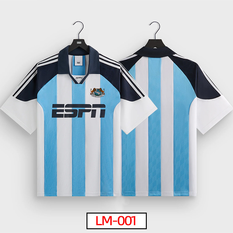 Impresión digital personalizada de una variedad de camisetas deportivas sueltas masculinas y femeninas, camisetas de fútbol de manga corta personalizadas