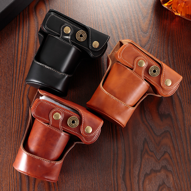 (2개) 후지 XS10 카메라 가방 XT10 XT20 XT30 XT200 XT3 XT4 XT2 보호 가죽 케이스 마이크로 싱글