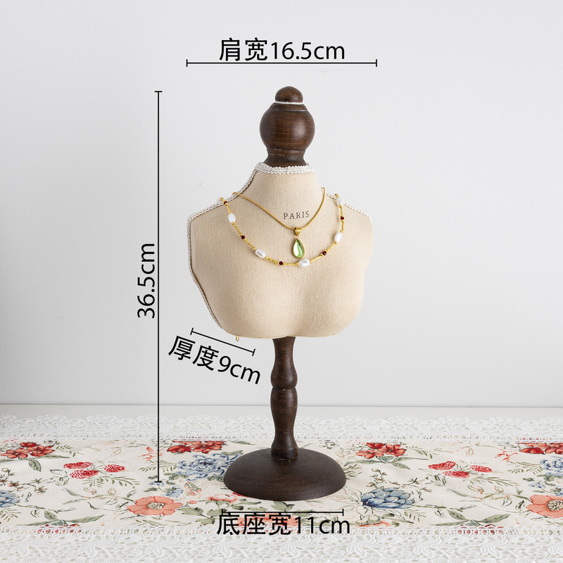 胡桃木首饰挂架手串耳饰饰品实木展示架手镯手链戒指陈列道具套装|undefined