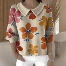 2025秋冬季新款欧美跨境外贸女装翻领纯色V领长袖宽松休闲舒适上