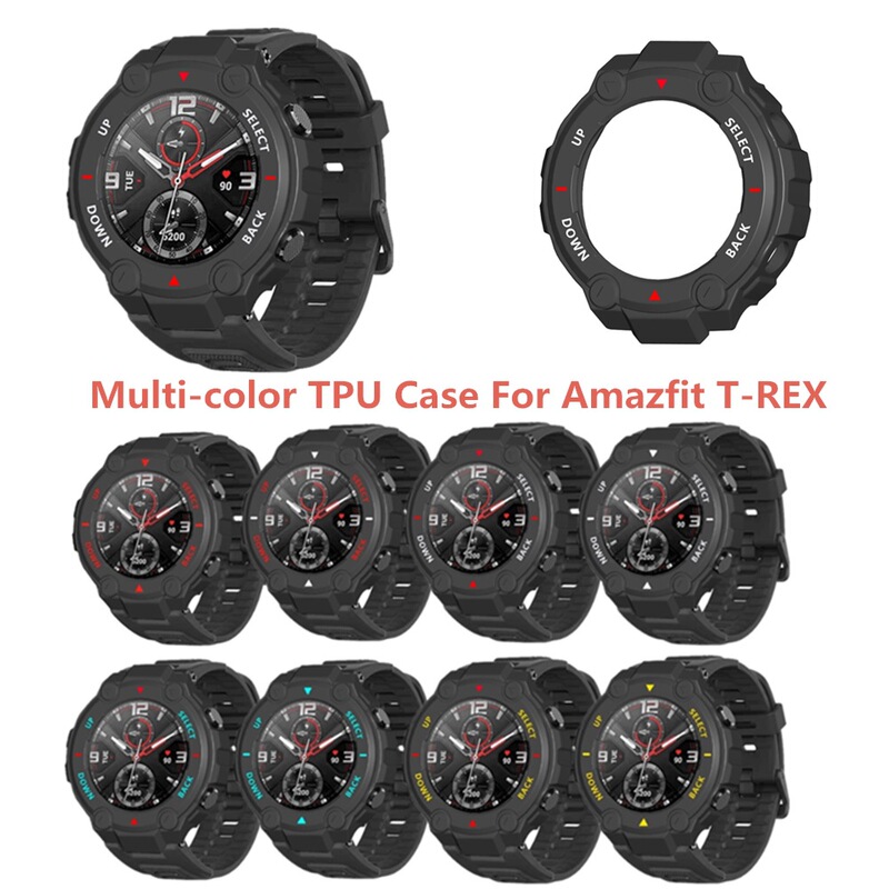 Universal Anti-drop Anti-scratch Soft Protective Shell for Huami Amazfit T-Rex Pro A1918 Tyrannosaurus Rex