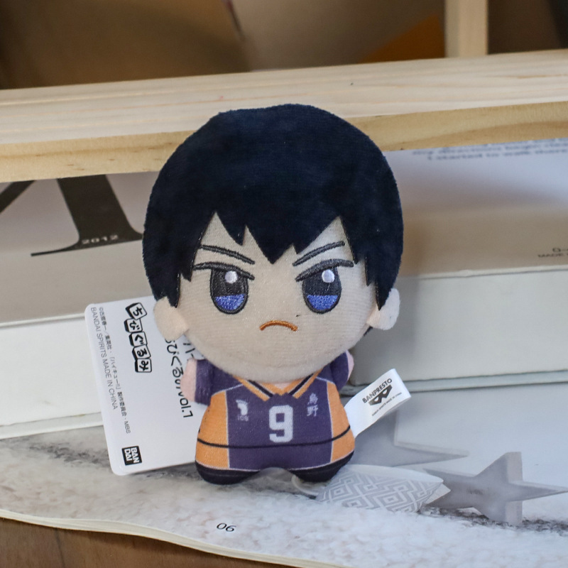 ハイキュー!! バレーボール少年たちのぬいぐるみペンダント、アニメキャラクターフィギュア、バッグ飾り、キーホルダー、漫画風おもちゃ|undefined