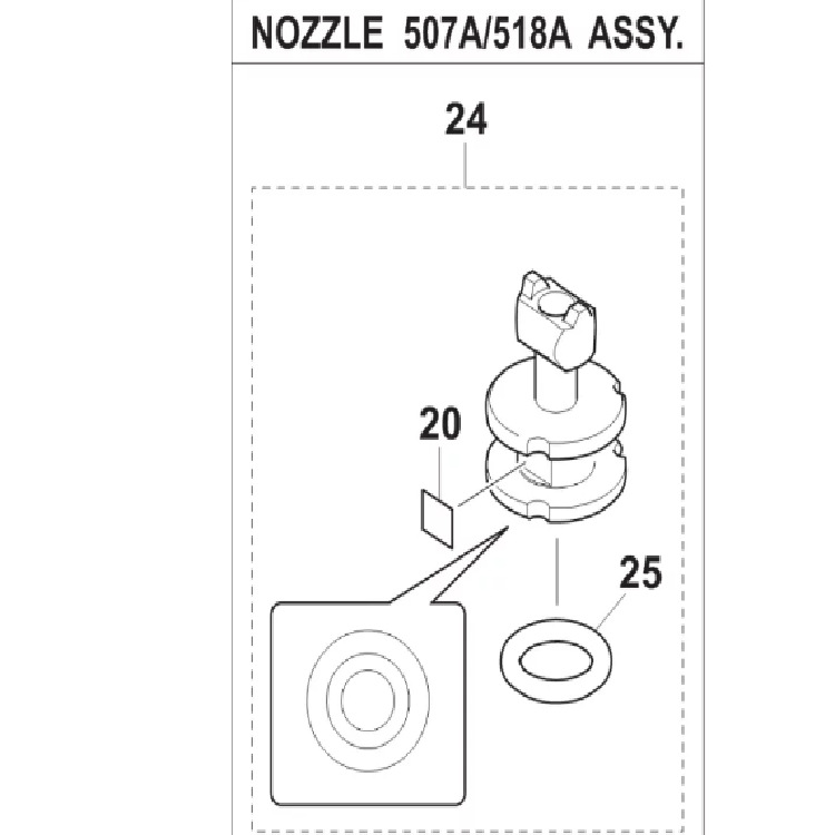 KLF-M8780-A0雅马哈518A NOZZLE,YAMAHA YSM40R吸嘴 规格型号齐全
