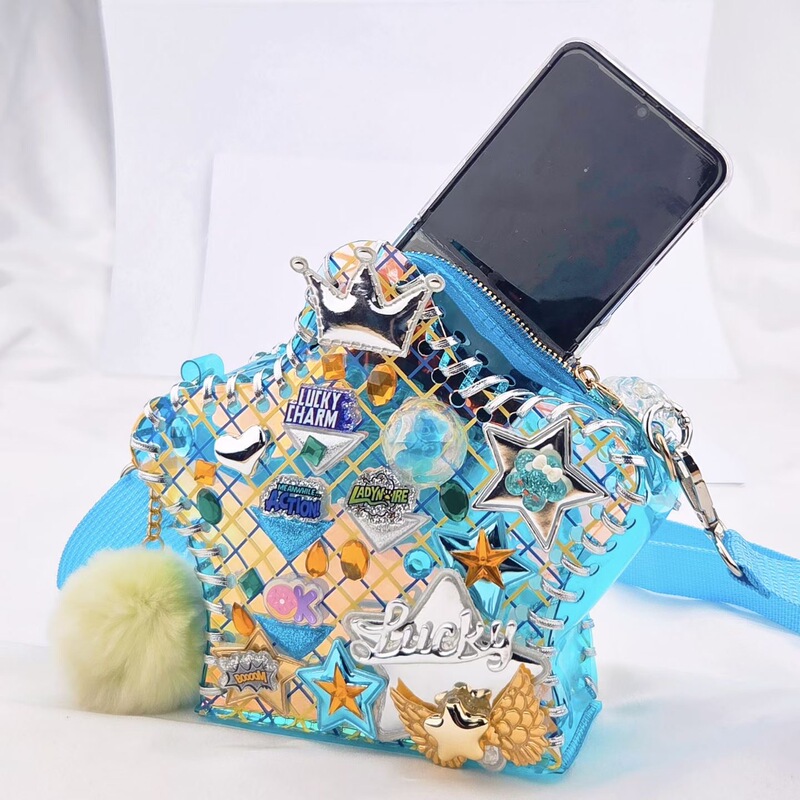 New Product: Five-Pointed Star Bag, Backpack, Shoulder Bag, Girl's Bag, Handmade DIY Phone Bag, Handmade Patchwork Bag New Product: Five-Pointed Star Bag, Backpack, Shoulder Bag, Girl's Bag, Handmade DIY Phone Bag, Handmade Patchwork Bag