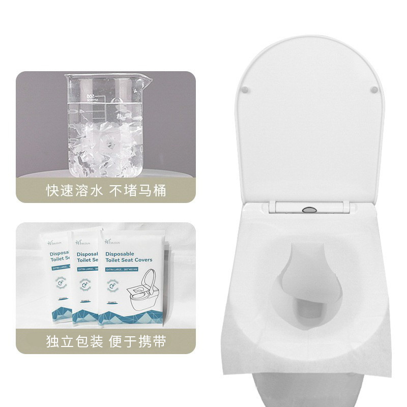 Disposable Toilet Cushion Paper Soluble Water for Travel Home Stay Hotel Portable Wallet Toilet Cushion Paper Wholesale
