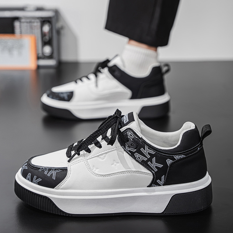 2026 zapatos casuales de hombre primavera nueva tendencia de moda universal skate hombre zapatos deportivos retrógrados de altura