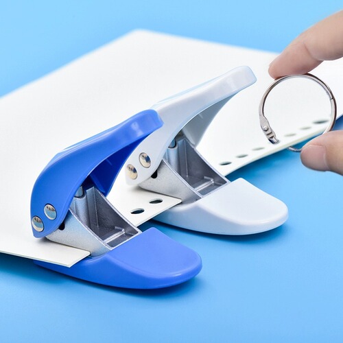Deli 0111 can punch 10 sheets of paper single hole puncher/fashionable color/hole puncher/hole puncher/hole puncher