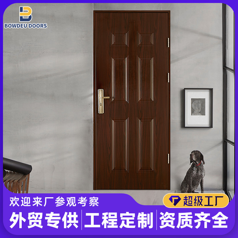 north american exterior steel doors 北美欧美热销钢木门源头厂