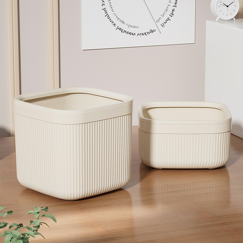 Cute Small Desktop Trash Can, Mini 2025 New Model, for Home, Dormitory, Living Room, Office, Storage Bin with High Aesthetic Value Cute Small Desktop Trash Can, Mini 2025 New Model, for Home, Dormitory, Living Room, Office, Storage Bin with High Aesthetic Value