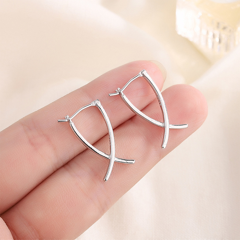 Fashion Geometric Copper Plating Earrings 1 Pair