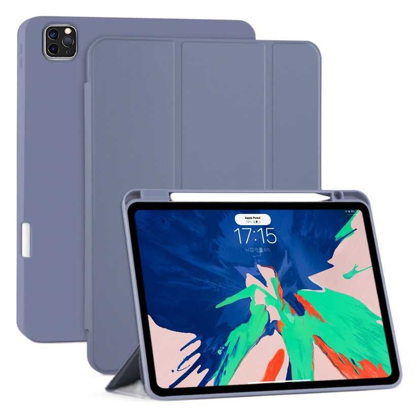 Funda protectora para iPad con ranura para lápiz