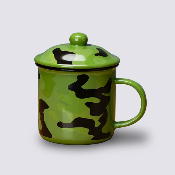 Camouflage mug (with lid)