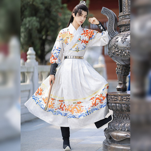 Original Ming Dynasty Flying Fish Style Robe Full Set of Ming Hanfu Embroidered Spring Knife Great Ming Jin Yiwei Attire for Groom and Bride