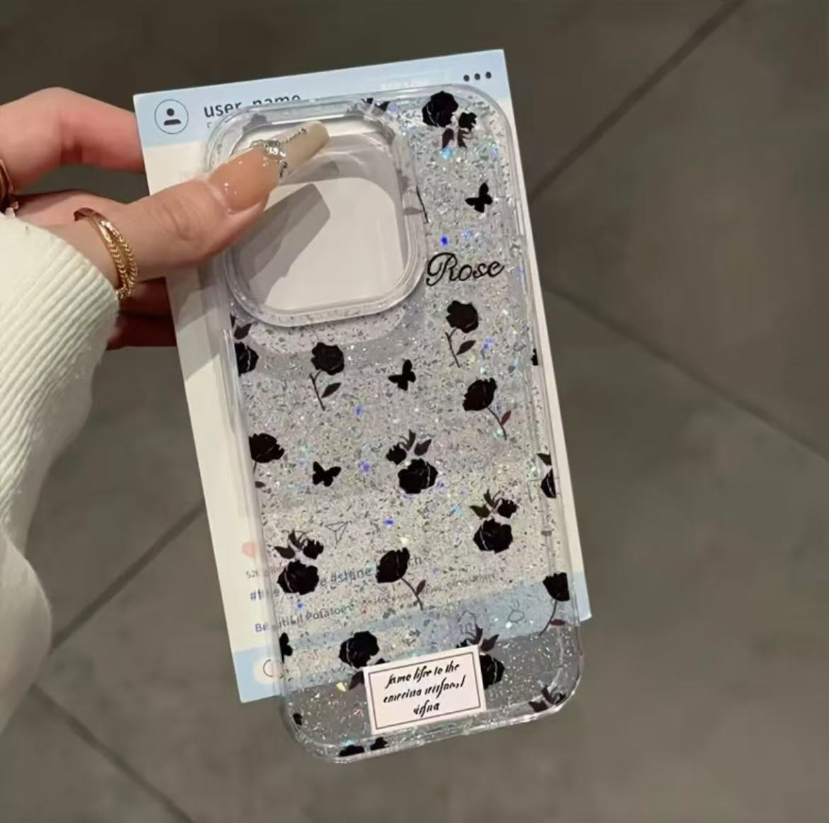 Funda para teléfono móvil iphone16pro aplicable nuevo japonés y coreano Apple 15 brillo de lámina de plata 14/13promax Europa y América 12