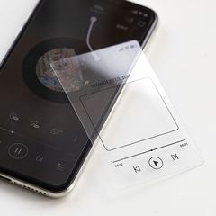 咕卡牌手帳拼貼卡工具透明空白pvc卡片鹽系拼貼小卡塑料卡迷你ins