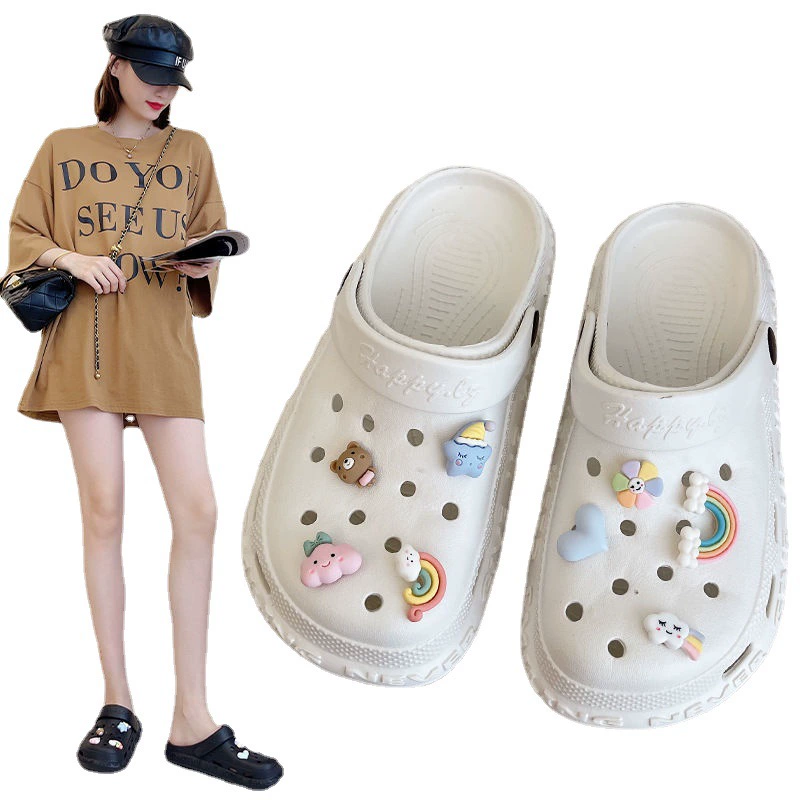 Shoes, sandals, footwear, cute beach slide, slippers, 2022 collection, internet celebrity