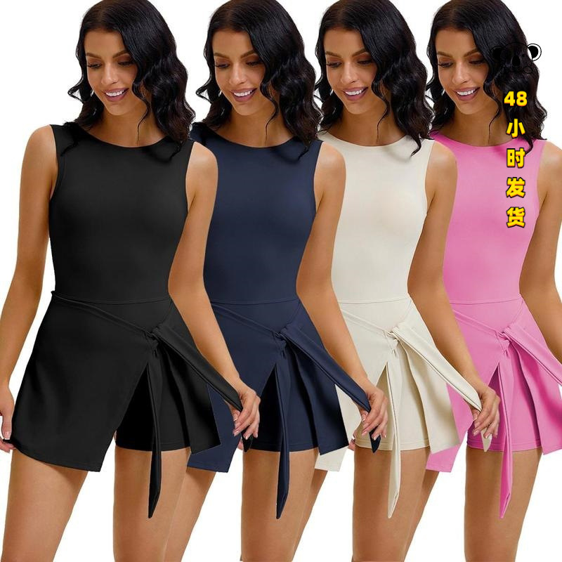 I 53319 Tight Fit Two Piece Sport Dress with straps