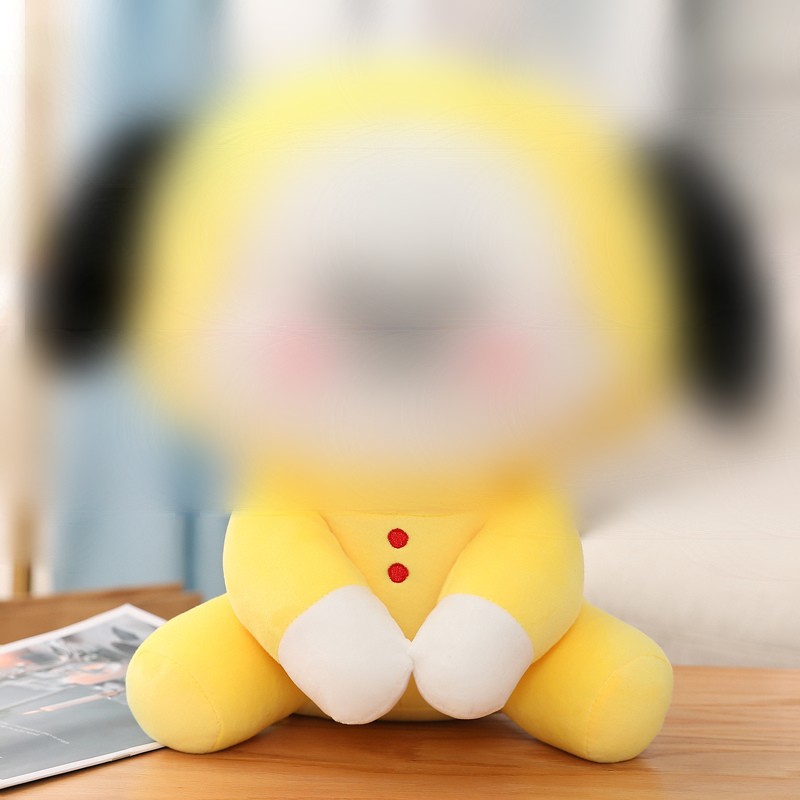 Cruz-Frontera de Corea del Sur de dibujos animados a prueba de balas Liga Juvenil muñeca de peluche de juguete cachorro Koala galleta muñeca grab máquina muñeca