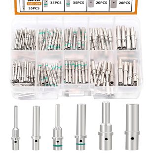 Mankk 180Pcs Solid Connector Kit - Size 12, 16, 20 for Deuts