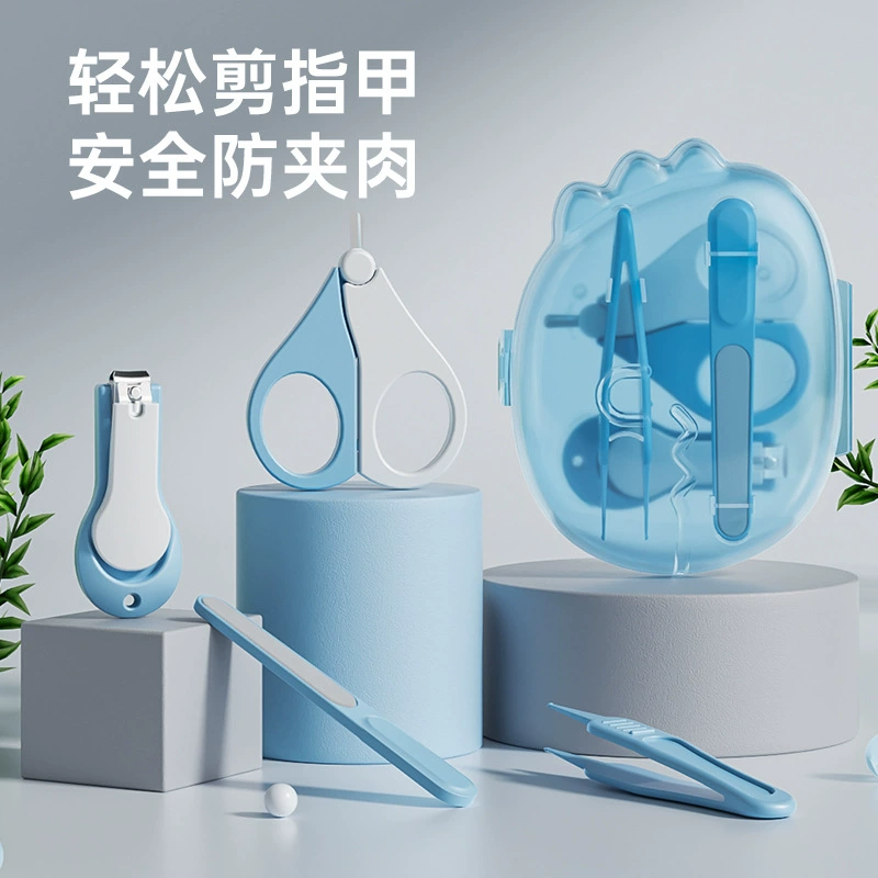 Мультяшный набор ножниц для ногтей безопасный детский нож для ножей для ногтей
