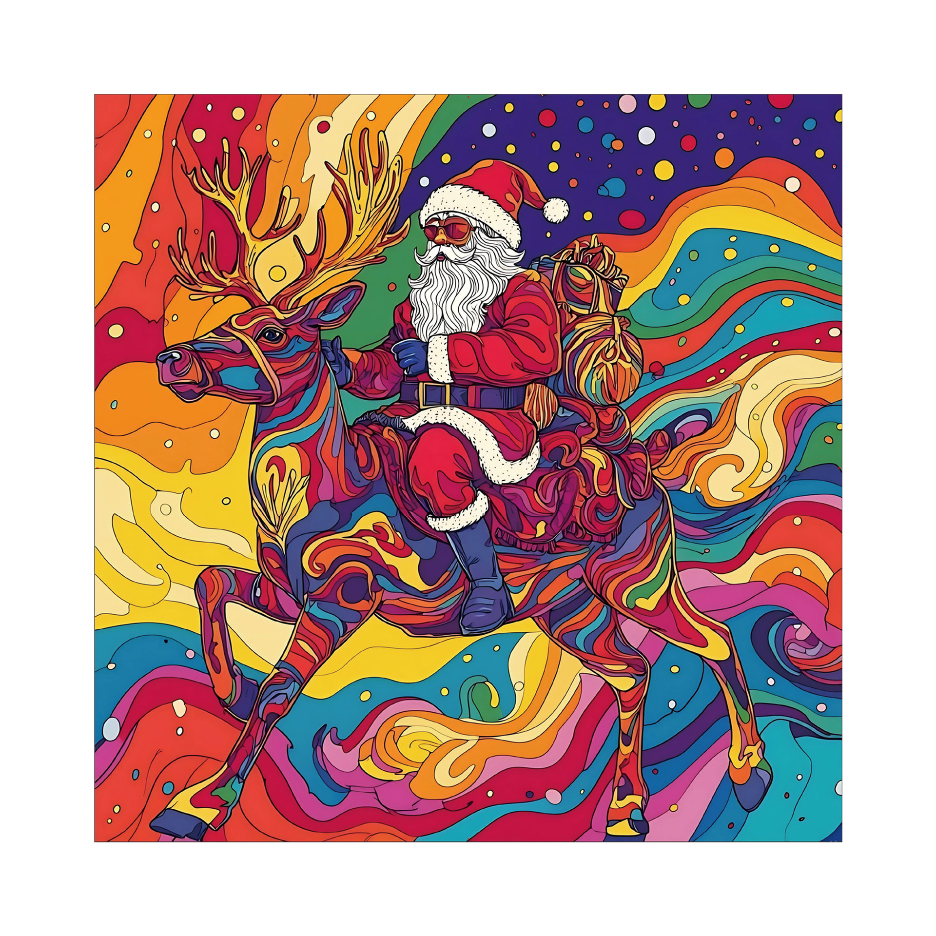 Wacocetoy Cross-Border Santa Claus Puzzle Toy Wooden Irregular Puzzle Game Piggy Bank Stress Relief Puzzle