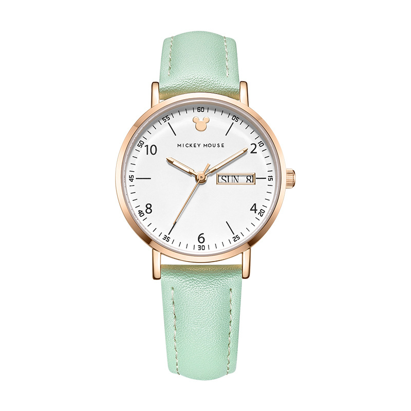 White Face Green Strap