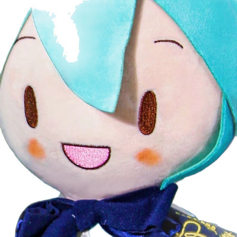 正版同款现货初音未来玩偶抱枕经典深海毛绒fufu玩偶公仔摆件礼物|undefined