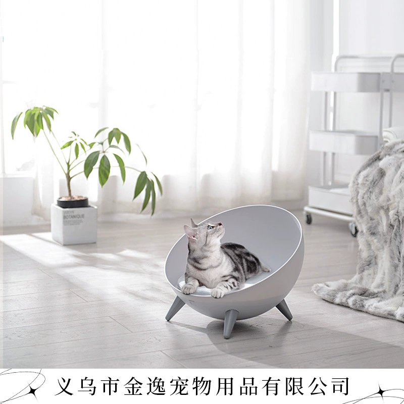 Новый питомец пластиковый кошачий помет полусферическая открытая маленькая собачья помет коврик для кошек Четыре сезона универсальный питомник кошачий дом