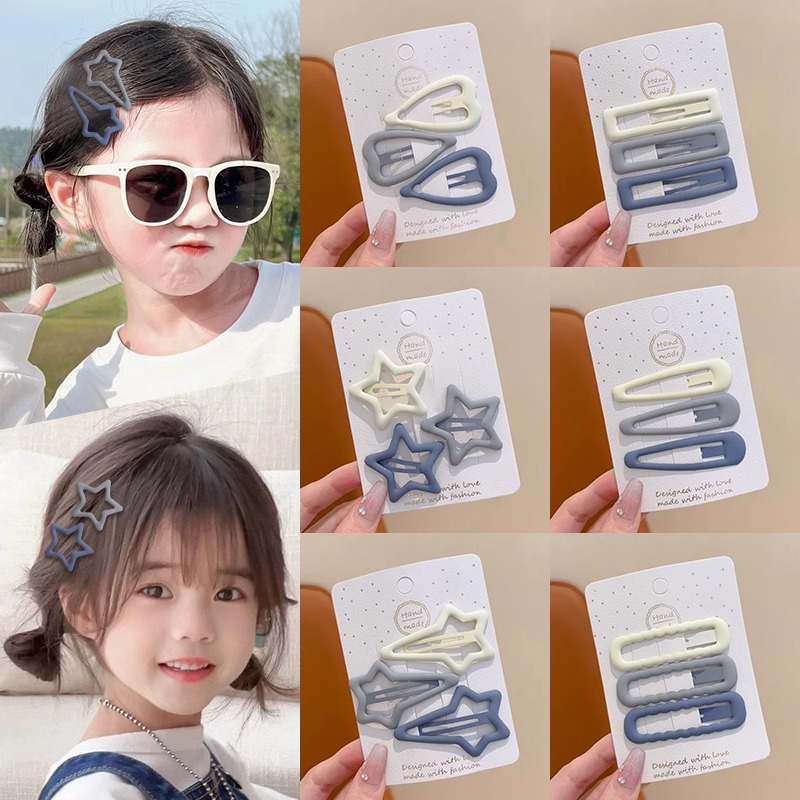 Niños lindos pinzas de cabello estrella de pentacos frente pinzas de pestañas pinzas de cabello estrella lateral pinzas de cabello rotas pinzas de cabello BB pinzas