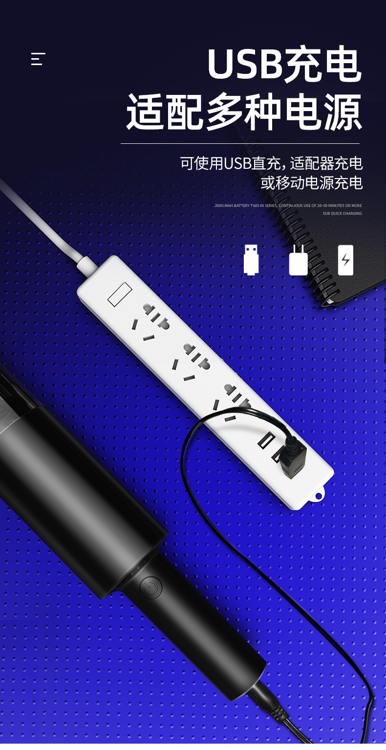Car Vacuum Cleaner, Handheld Powerful Car Vacuum with Strong Suction, 12-Volt Wireless Vacuum Cleaner