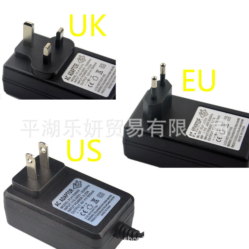 Cargador de FLH-D1210 de coche eléctrico para niños estándar americano estándar británico estándar europeo cochecito FLH-D0605 adaptador de corriente