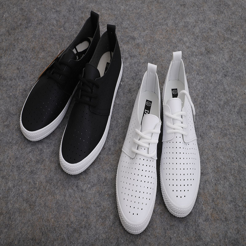 DDOO 여성 신발 도매 통기성 화이트 신발 여름 새로운 다목적 중공 플랫 신발 캔버스 캐주얼 신발 6656