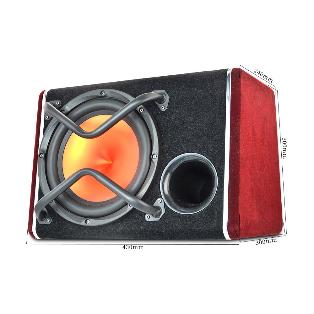 Factory wholesale car audio modified high-power 1200W trapezoidal 12V active overweight 10 inch car subwoofer