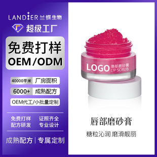 Lip Scrub Oem Oem Customized Moisturizing Exfoliating Lip Scrub Cosmetics Processing Factory