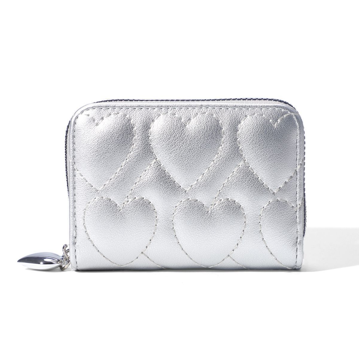 La textura es absolutamente ~ Tarjeta de billetera de amor multifuncional para mujer nueva posición de tarjeta multi-anti-desmagnetización de gran capacidad exquisita gama alta y compacta