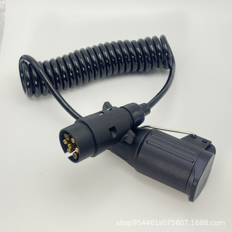 7-core to 13-core trailer connection line 12V trailer spring line RV European wiring harness trailer extension line 2M