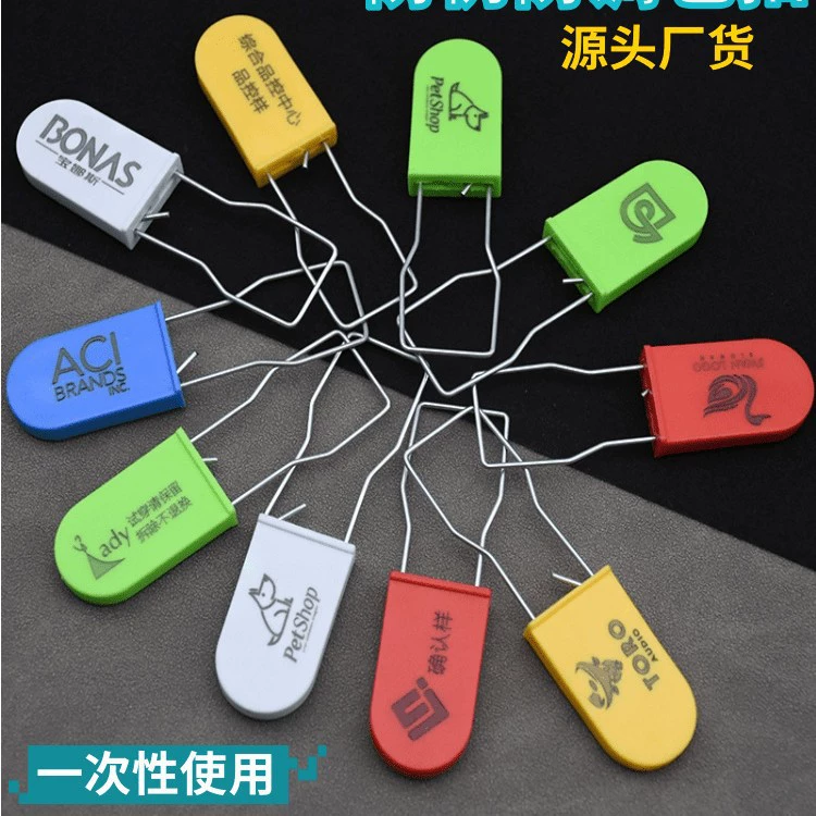 Одноразовые пластиковые стальной проволоки замок Пряжка уплотнение замок Пряжка авиационный замок печать образец анти-разрыв Пряжка логистики печать