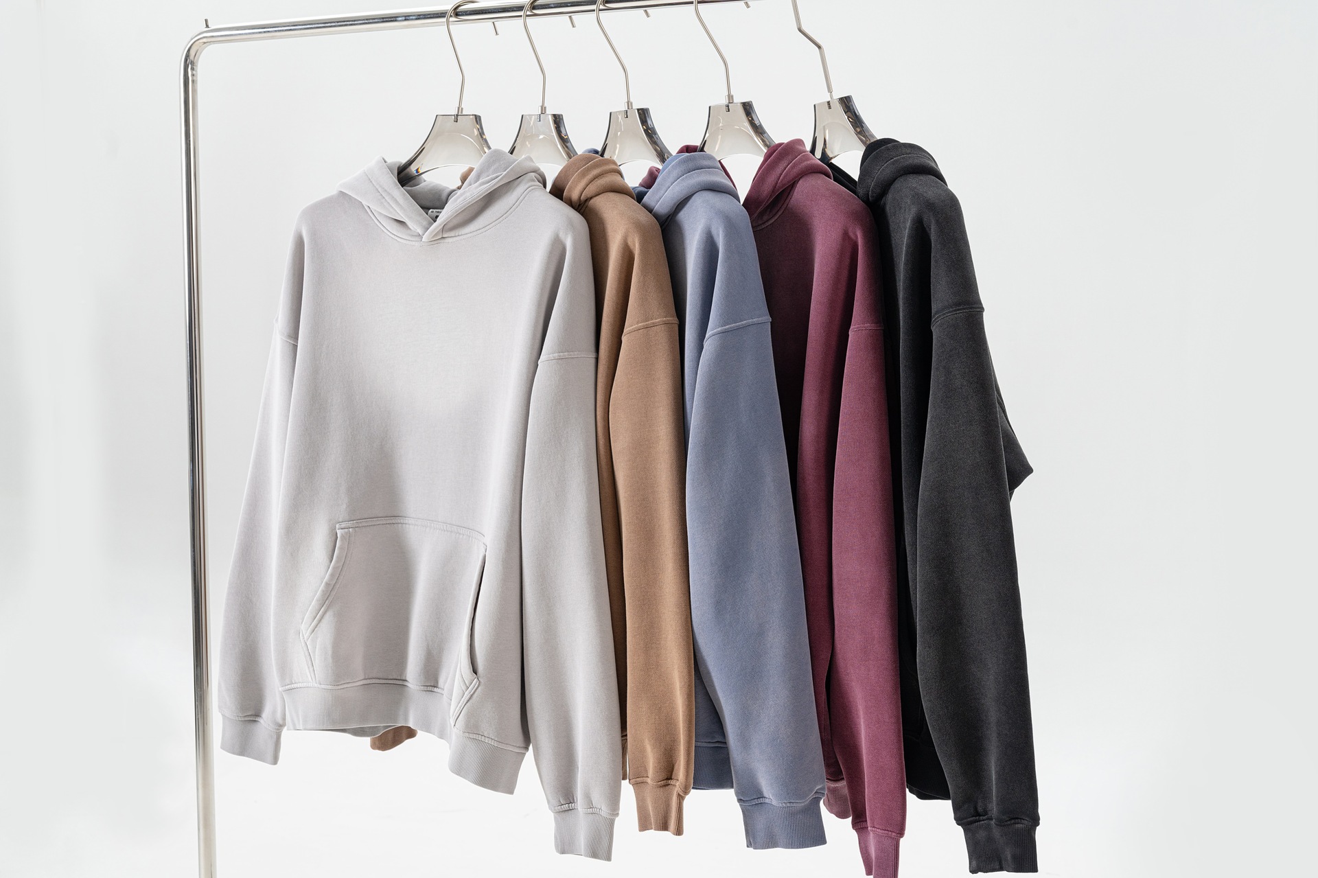 Herrenbekleidung High Street Fashion Marke Schwergewicht alt gewaschen plus samtgesprühter Affen-Kapuzenpullover_voghion.com