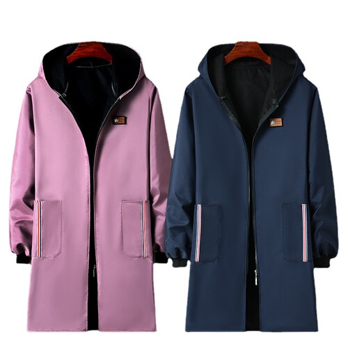 Wholesale winter jackets with thermal and thick lining, wearable kitchen aprons with waterproof and oil-proof long sleeves, workwear for men and women.