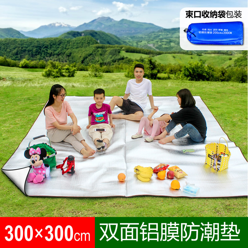 300*300 양면 알루미늄 패드-drawstring 보관 가방