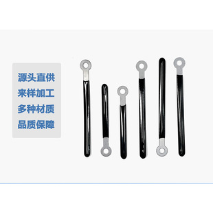 Wire Fixing Piece Horse Mouth Pvc Casing Piece Iron Tie Heat Shrinkable Casing Wire Clamp Package
