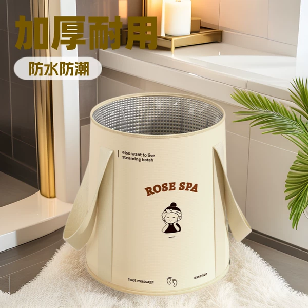 Foldable high-looking foot bath bucket over calf constant temperature foot bath bag foot bath portable household foot bath God